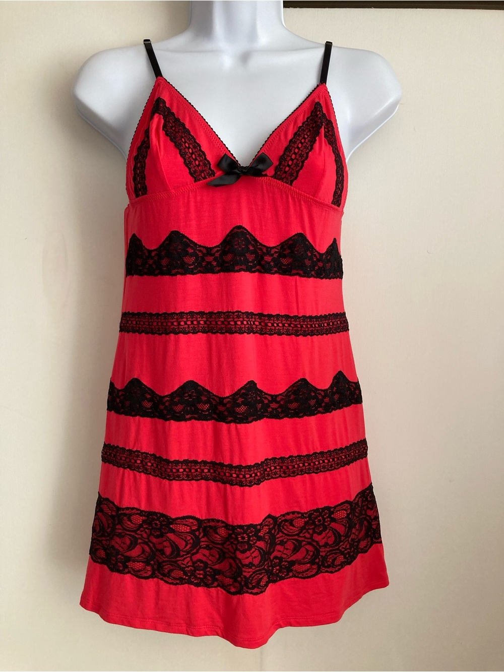 Victoria’s Secret Sexy Little Things Pink Striped Babydoll Chemise Nightie NWT S